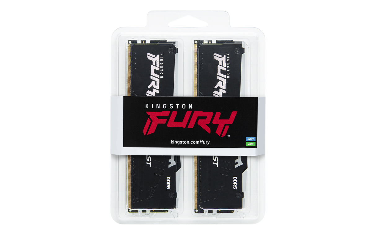 Kingston Technology 16 GB 5600 MT/s DDR5 CL40 DIMM (Kits de 2) FURY Beast RGB Memoria RAM Si 40 16 GB 2 x 8 GB