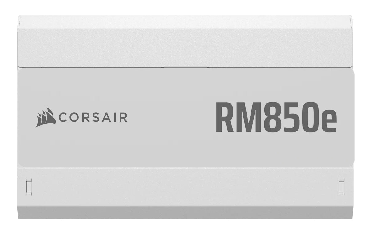 FUENTE DE PODER CORSAIR (CP-9020293-NA) RM850E, FULL MODULAR, BLANCA, GOLD