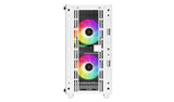 DeepCool CC360 WH ARGB carcasas ordenador ABS, Acero, Vidrio templado Mini Tower PC Blanco