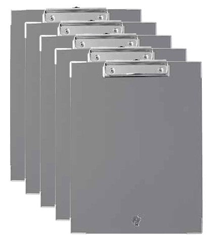 Techmakro KITTB5SV portapapeles A4 Cloruro de polivinilo (PVC) Gris, 330 mm, 240 mm