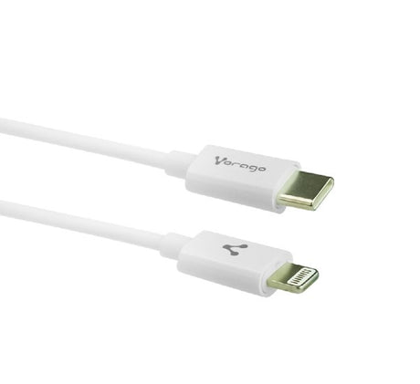 Vorago CAB-125 cable Lightning 1 m Blanco, USB C, Macho, Macho | Cables Lightning