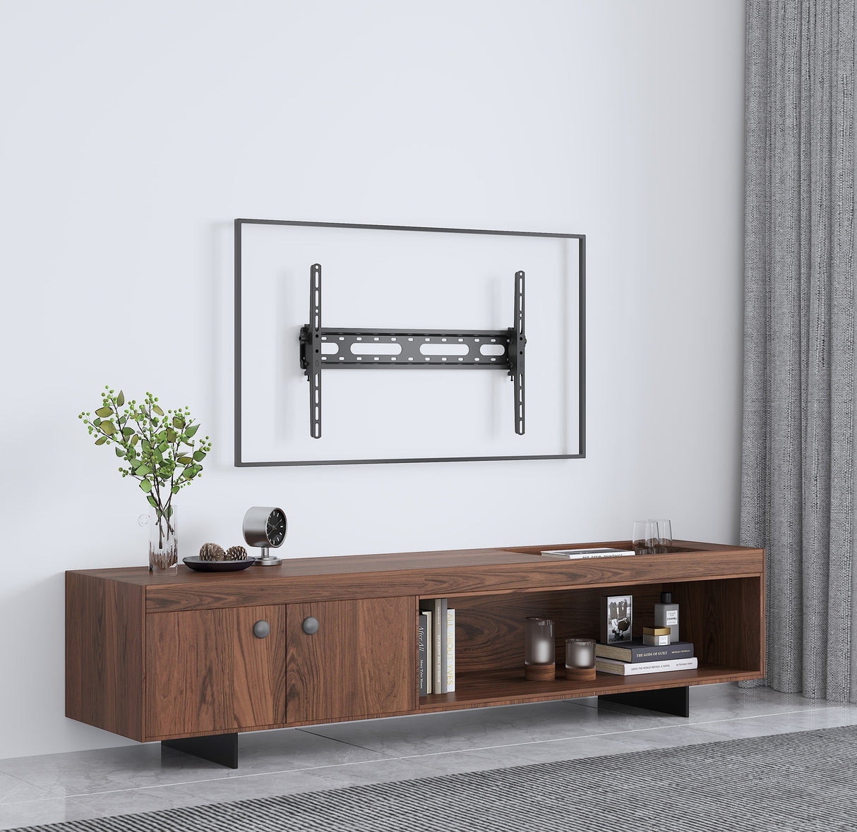 Manhattan Soporte inclinable de pared para TV soportes para tv 45 kg 94 cm (37") 1 177,8 cm (70")