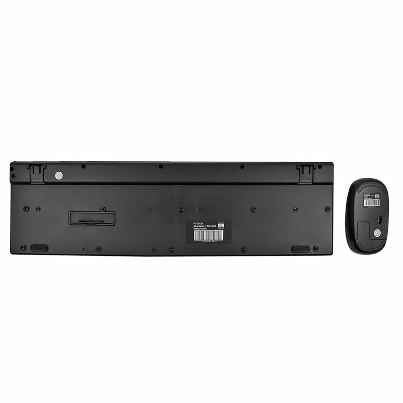 Perfect Choice PC-201281 teclado Ratón incluido Universal RF inalámbrico Negro, Interruptor de membrana