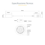 StarTech.com Cable de 15cm DisplayPort a Mini DisplayPort - de Vídeo 4K x 2K UHD - Cable de Extensión DP a mDP 1.2 Cable Derecho Derecho Níquel 1.2
