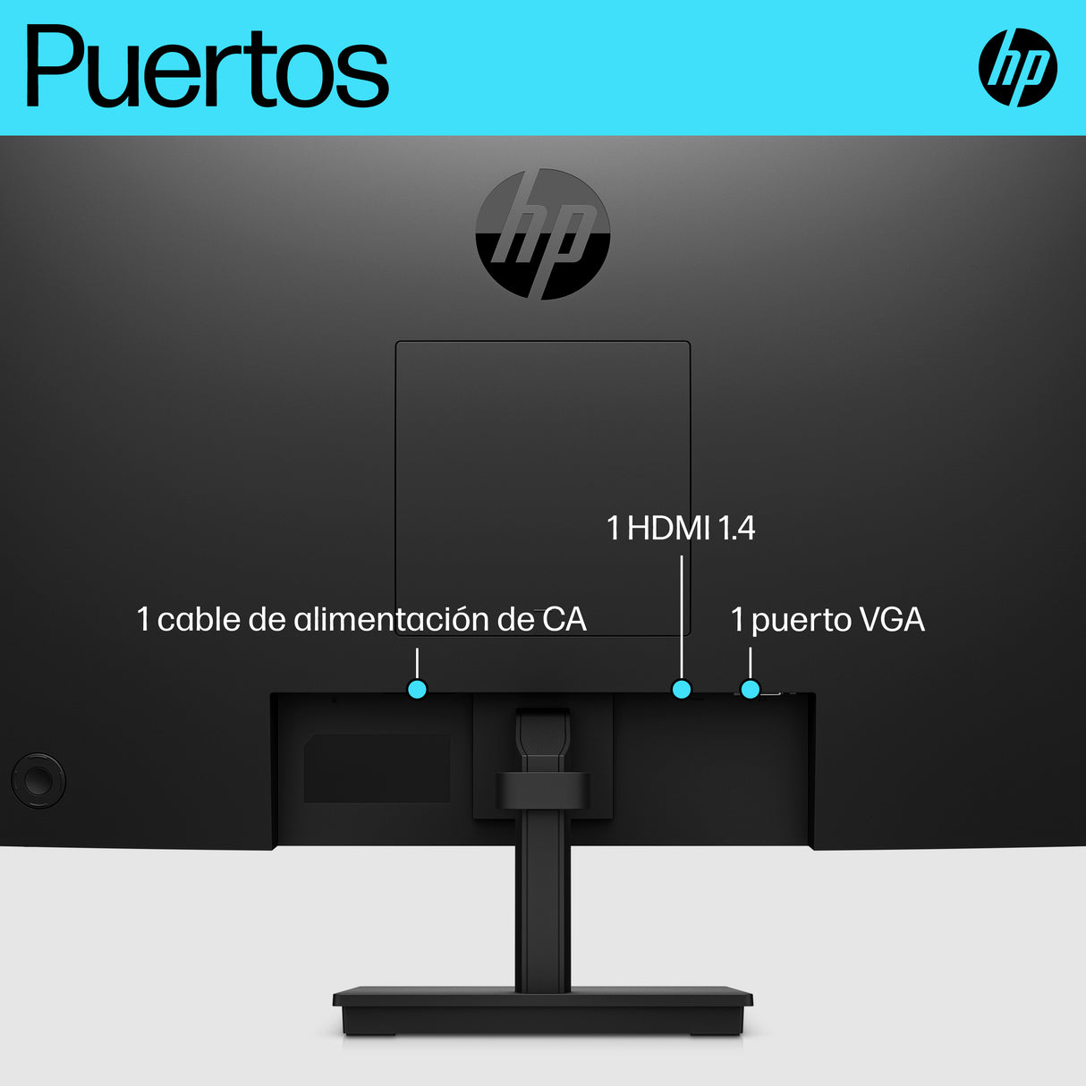HP Monitor FHD HP P24v G5 Monitor 60,5 cm (23.8") 1920 x 1080 Pixeles Full HD Edge LED Negro