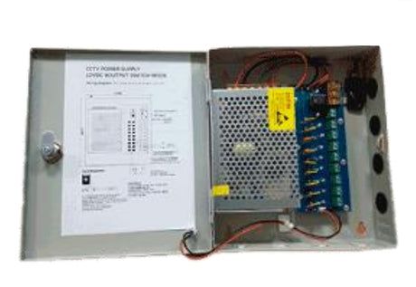 Saxxon SX-10A-9CH cámaras de seguridad y montaje para vivienda Sistema de alimentación