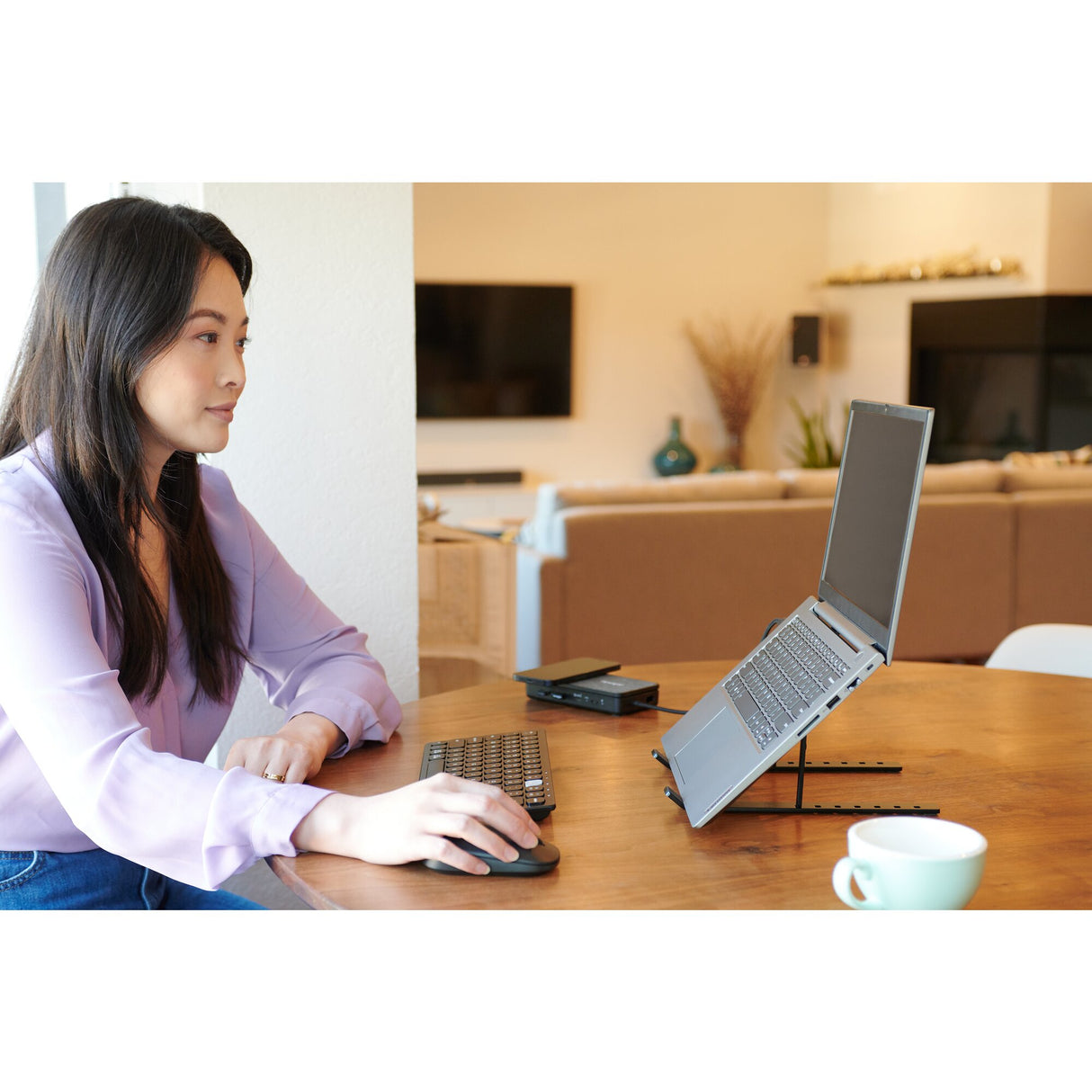 Kensington Ratón inalámbrico dual SureTrack Ratón Inalámbrico RF Wireless + Bluetooth 3 Negro