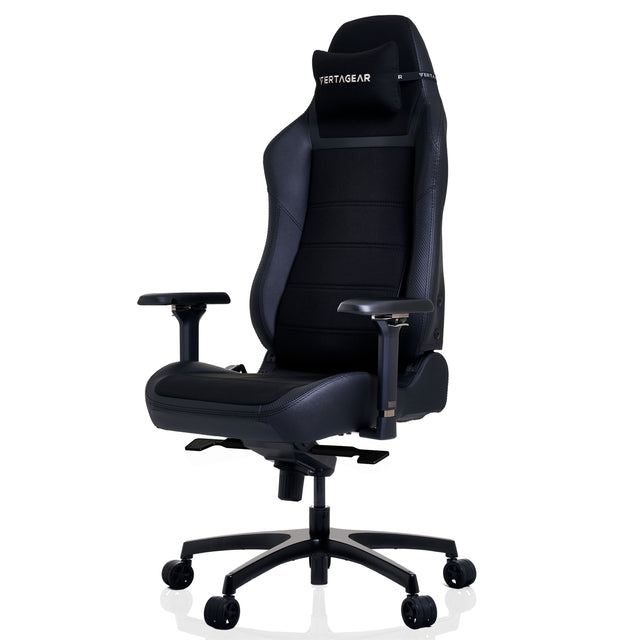 Vertagear PL6800 schwarz asiento acolchado respaldo acolchado, Negro, Negro, Espuma
