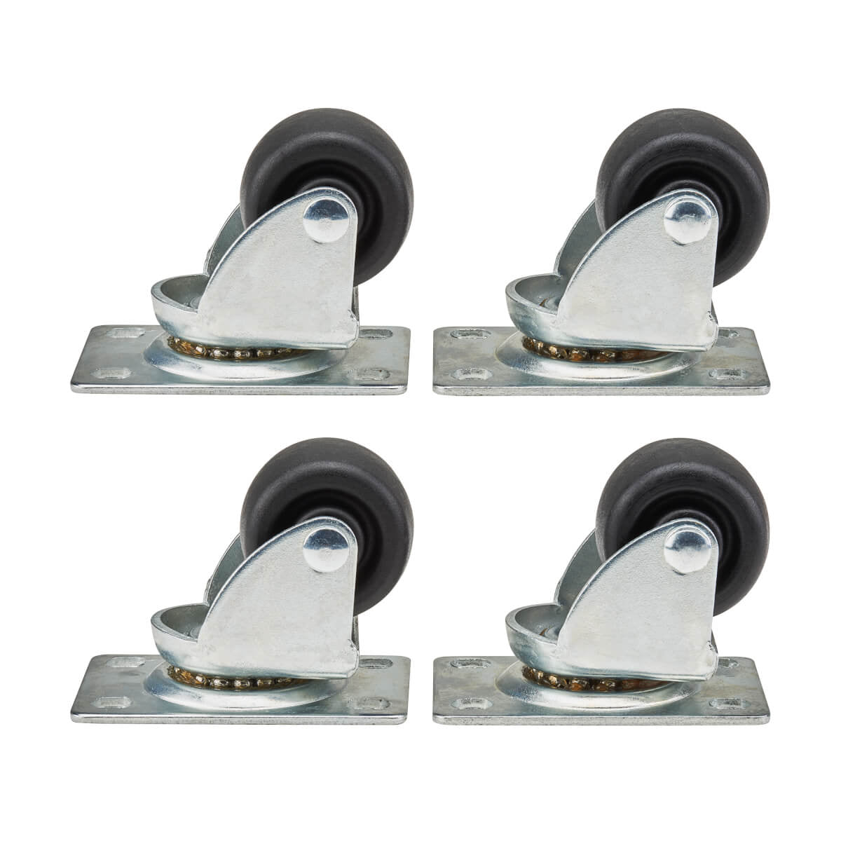 Tripp Lite SRCASTER Juego de ruedecitas SmartRack, paquete de 4 Accesorios para rack Negro 249,5 kg 2,72 kg