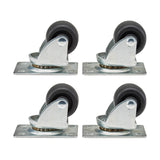 Tripp Lite SRCASTER Juego de ruedecitas SmartRack, paquete de 4 Accesorios para rack Negro 249,5 kg 2,72 kg