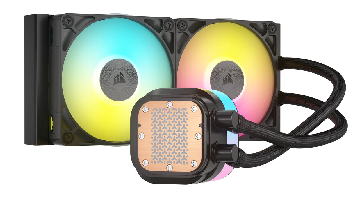 Corsair iCUE LINK TITAN RX RGB Procesador Refrigerador de líquidos todo en uno 12 cm Negro 1 pieza(s), 300 RPM, 2100 RPM