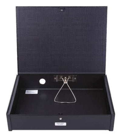 Techmakro 9129FIBK caja de archivo Negro Cartón, Cloruro de polivinilo (PVC), 265 mm, 360 mm