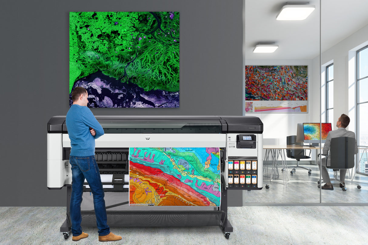 HP Designjet Impresora Z9+ Pro de 64 pulgadas, Inyección de tinta térmica, 2400 x 1200 DPI, TIFF