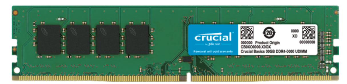 Crucial CB16GU3200 módulo de memoria 8 GB 1 x 8 GB DDR4 3200 MT/s 288-pin DIMM, 3200 MHz