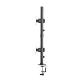 Tripp Lite DDR1527SDC Abrazadera / Soporte de Escritorio Vertical para Doble Pantalla Plana de 15" a 27" Sopor