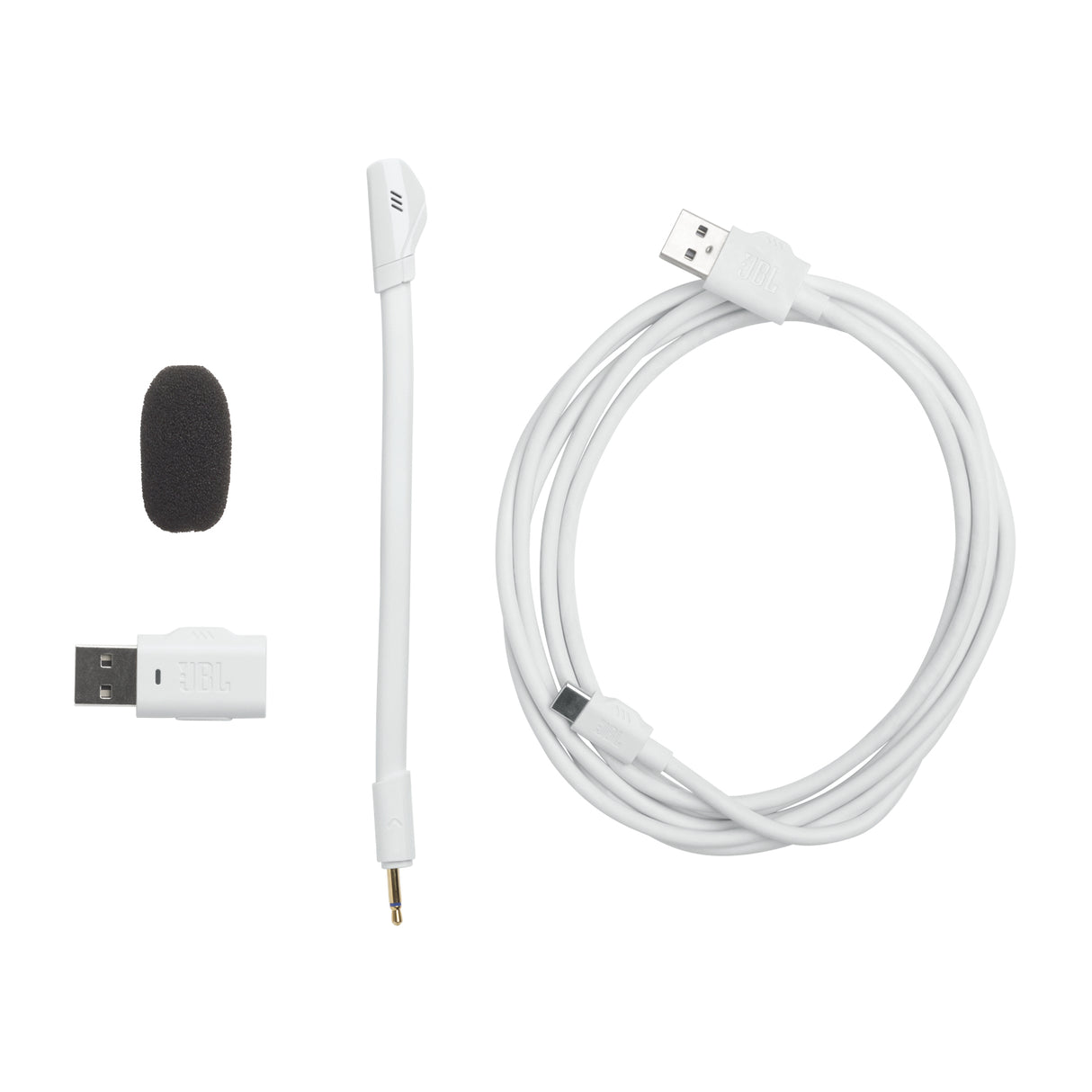 JBL Quantum 360P Auriculares Inalámbrico Diadema Juego USB Tipo C Bluetooth Azul, Blanco