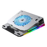 Acteck AC-936156 enfriador para laptop 40.6 cm (16") 1300 RPM Blanco, 1 pieza(s), Botones, 32 cfm
