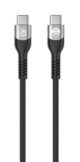 Manhattan Cable USB-C a USB-C de alta velocidad (240 W), 2 m, carga de portátil hasta 240 W, compatible con todos los po