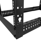 Nexxt Solutions - Rack marco abierto - 4 postes - instalable en el suelo - RAL 9005, negro barniz - 42U - 19"
