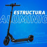 Vorago SC-202-V2 scooter eléctrico Negro 18 kmh 4000 Ah, Patín clásico, Cualquier género, 2 rueda(s)