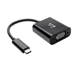 Tripp Lite U444-06N-VB-AM Adaptador USB-C a VGA con Modo Alterno - DP 1.2, Negro, 3.2 Gen 1 (3.1 Gen 1), USB Tipo C, 192