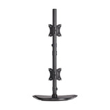 Tripp Lite DDR1527SDC Abrazadera / Soporte de Escritorio Vertical para Doble Pantalla Plana de 15" a 27" Sopor