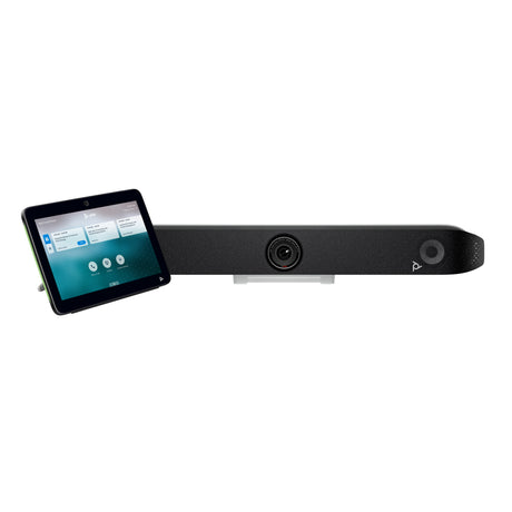 HP Poly Barra de video All-In-One Poly Studio X52 con kit de control TC10 y 1 año de Poly+, Negro
