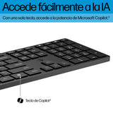 HP Teclado de escritorio 320K con cable, Tamaño completo (100%), Alámbrico, USB