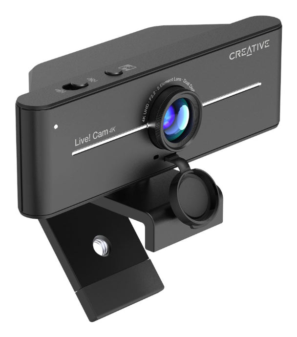 Creative Labs Sync 4K cámara web 8 MP 1920 x 1080 Pixeles USB 2.0 Negro, Full HD, 40 fps, MJPEG