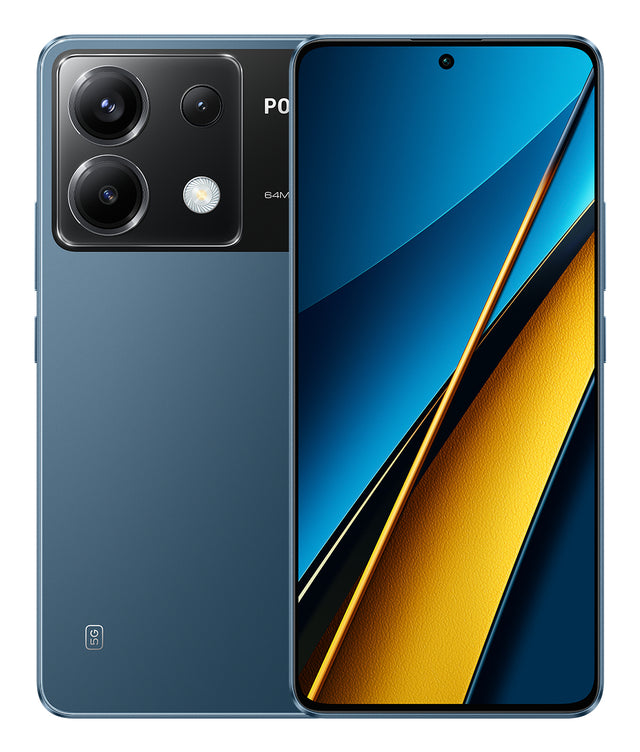 POCO X6 16.9 cm (6.67") SIM dual 5G USB Tipo C 8 GB 256 GB 5100 mAh Azul, 2712 x 1220 Pixeles