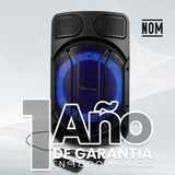 BAFLE VORAGO KSP-502 15" 80W FM BLUETOOTH RECARGABLE 1 MICRÓFONO TWS
