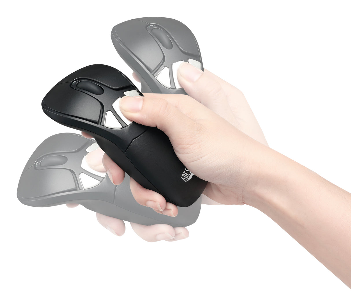 Adesso iMouse P30 apuntador inalámbricos RF Negro