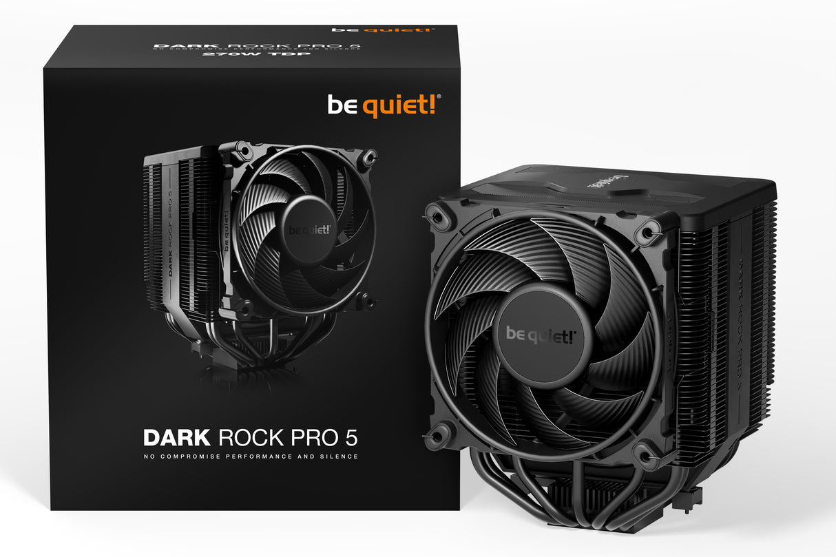 be quiet! Dark Rock Pro 5 sistemas de refrigeración para ordenadores Procesador Refrigerador de aire 120/135 mm 8,9 dB