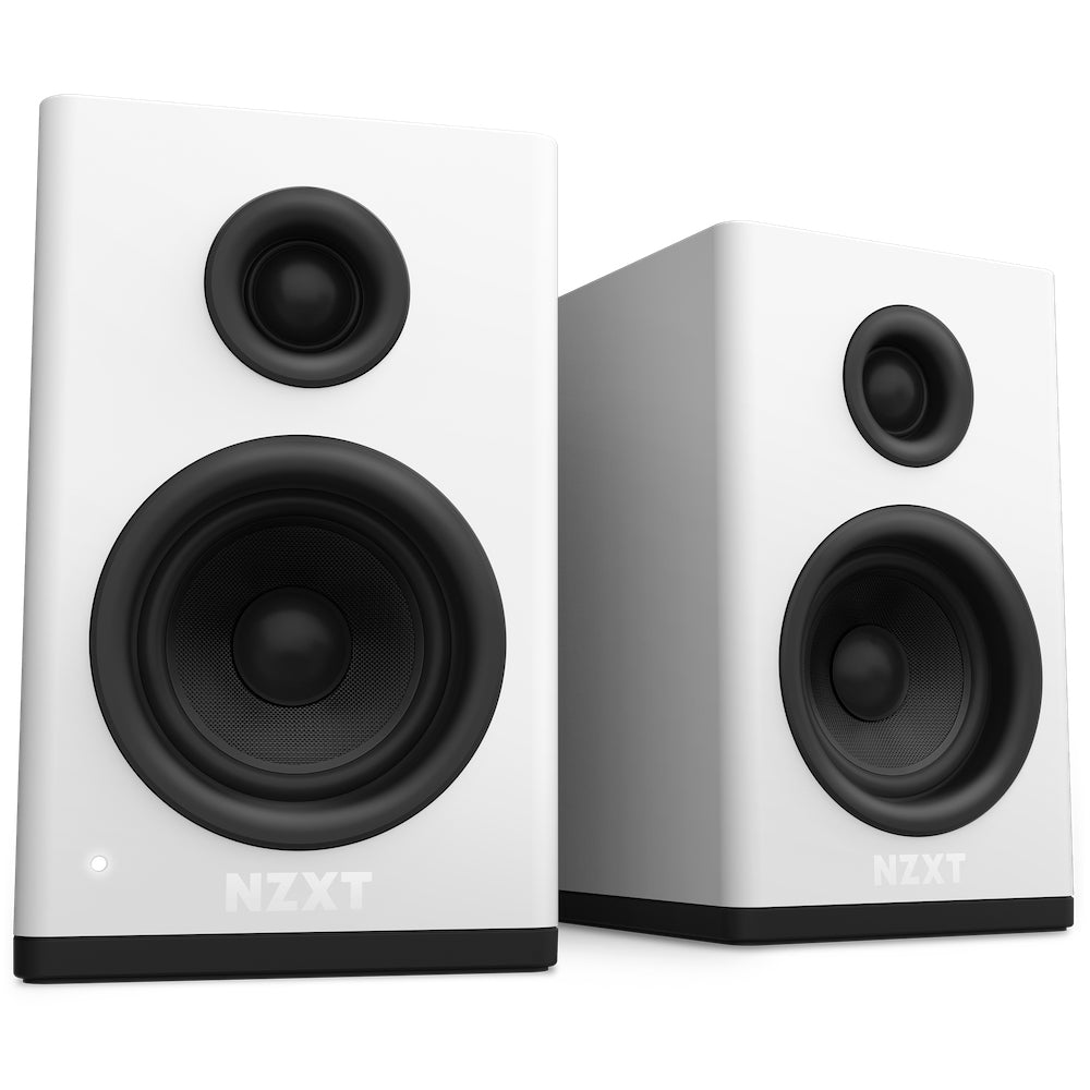 NZXT AP-SPKW2-US altavoz De 2 vías Blanco Alámbrico 80 W, 2.0 canales, 70 - 20000 Hz