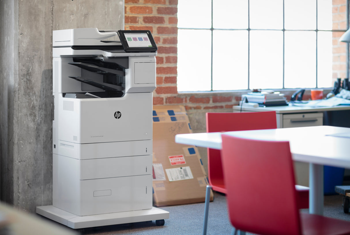 HP Color LaserJet Enterprise Flow LaserJet Enterprise M682z Conexiones inalámbricas Multifunction Color Impresora, Copiadora, escáner; Doble cara