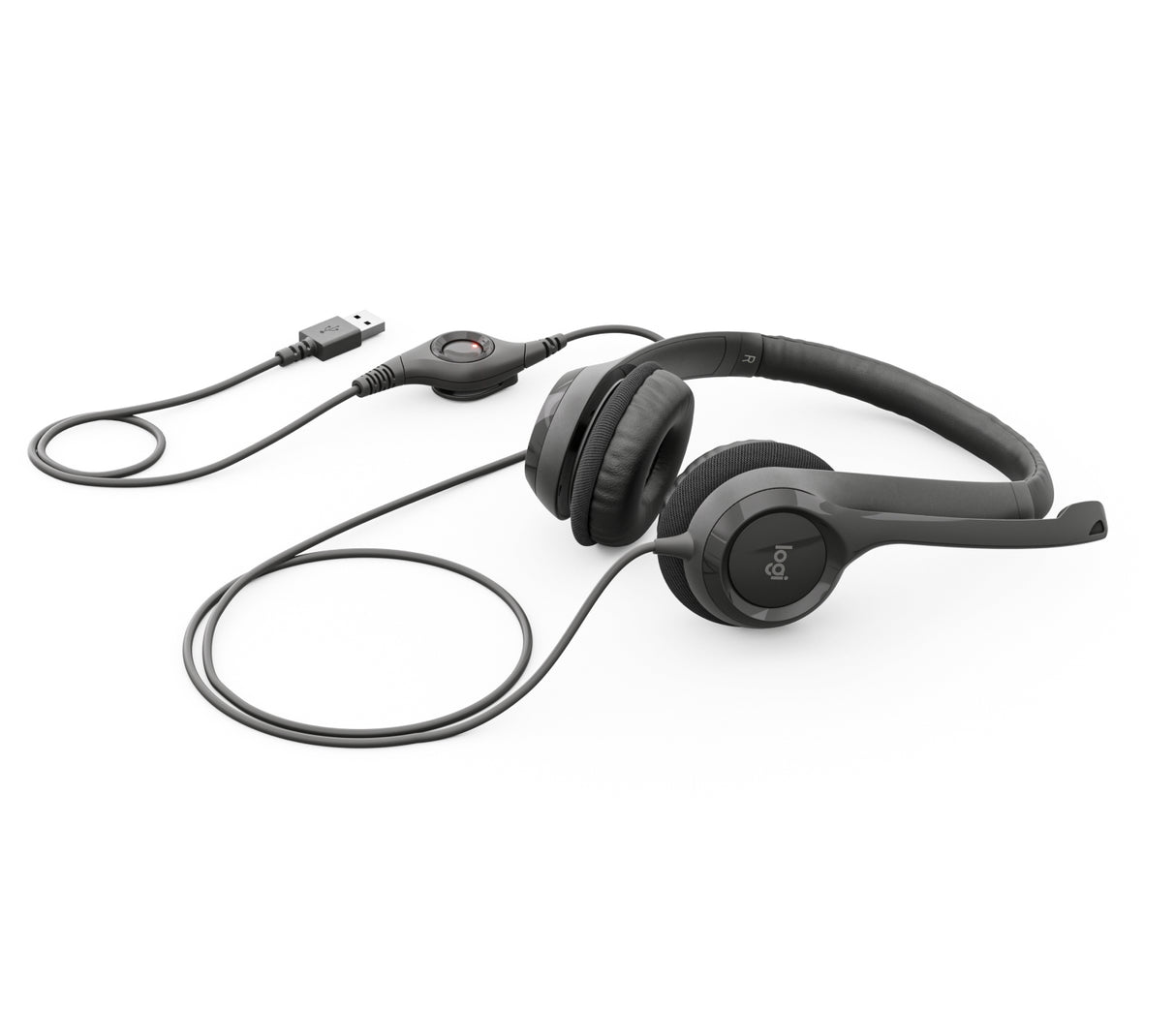 Logitech H390 Auriculares Auriculares Llamadas/Música Negro 2,4 m
