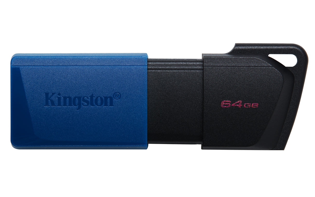 Kingston Technology 64GB USB3.2 Gen 1 DataTraveler Exodia M (Negro + Azul) Memoria Flash 64 GB USB tipo A 3.2 Gen 1 (3.1 Gen 1) Deslizar