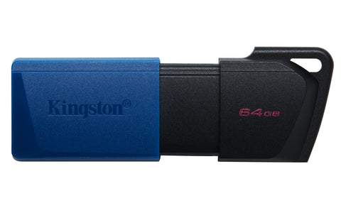 Kingston Technology DataTraveler Exodia M unidad flash USB 64 GB USB tipo A 3.2 Gen 1 (3.1 Gen 1) Negro, Azul, Deslizar
