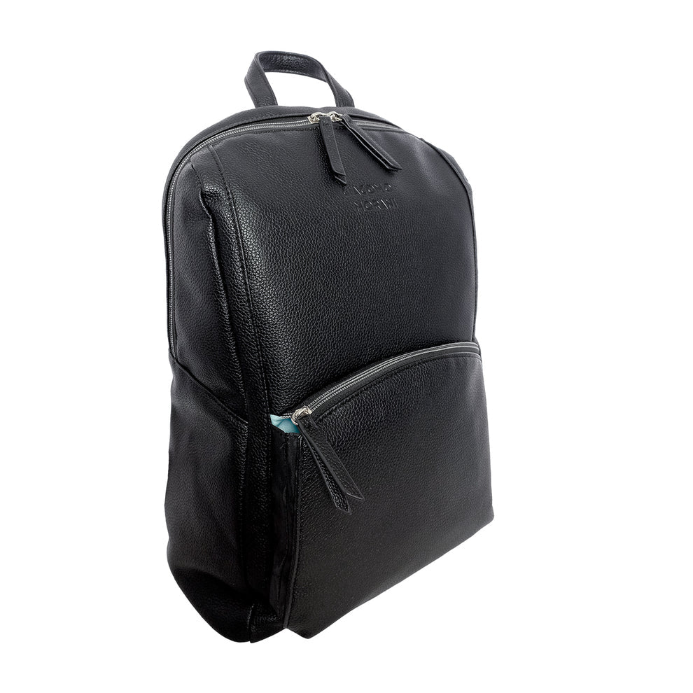 GIACOMO MORANI BACKPACK PARA DAMA PVC 14 PULG NEGRO