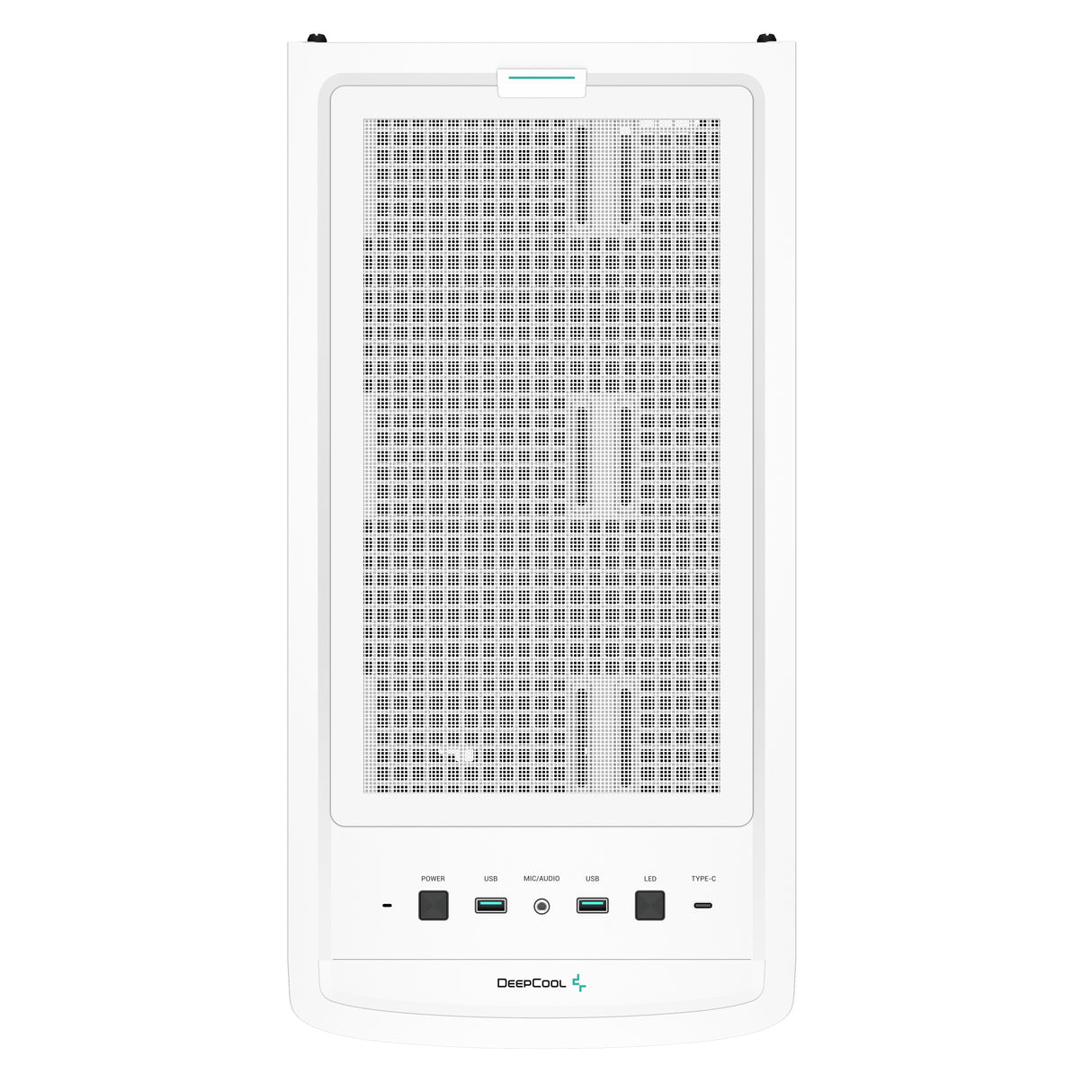 DeepCool CK560 carcasas ordenador ABS, SPCC, Vidrio templado Midi Tower PC Blanco