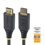 StarTech.com Cable HDMI Premium Certificado de Alta Velocidad de 3m - 4K 60Hz - 144Hz - UHD - HDR10/HDCP 2.2/ARC - 18Gbp