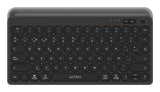 Acteck Inspire Trek TI737 teclado Universal RF inalámbrico + bluetooth QWERTY Español Negro, Gris, Interruptor de membra