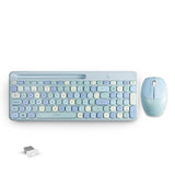 Acteck Creator Chic Colors MK470 teclado Ratón incluido Hogar USB Multicolor, Tamaño completo (100%), Alámbrico, Interru