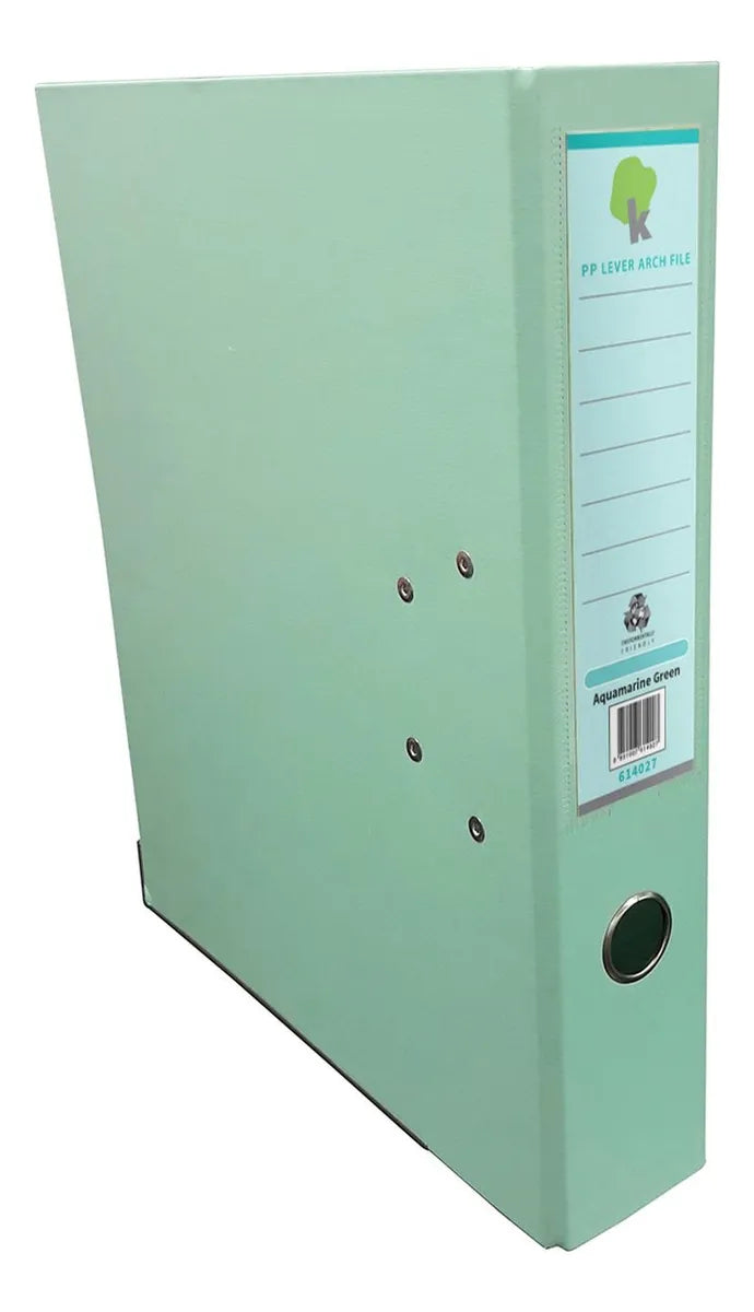 Techmakro KITCARP25VDP carpeta Cartón, Cloruro de polivinilo (PVC) Verde claro Carta, Folder de archivo convencional, Ma