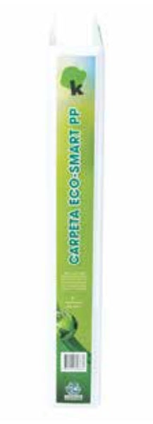 Techmakro KITCARP6-1ECO carpeta de cartón Carta Blanco, Anillo redondo, Almacenamiento, Cloruro de polivinilo (PVC)