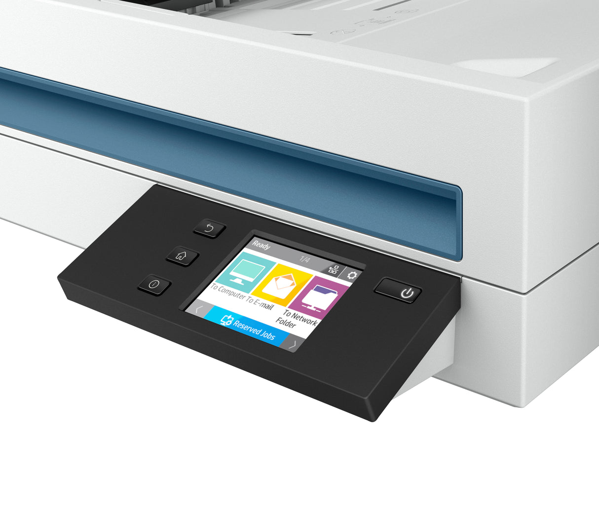 HP ScanJet Pro N4600 fnw1 Escáner de cama plana 1200 x 1200 DPI A5 Blanco, 216 x 356 mm, 40 ppm, 40 ppm