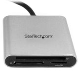 StarTech.com Lector Grabador USB 3.0 de Tarjetas de Memoria SD, Micro SD, CompactFlash - Adaptador USB-C a Tarjetas Flas