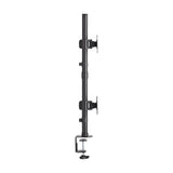 Tripp Lite DDR1527SDC Abrazadera / Soporte de Escritorio Vertical para Doble Pantalla Plana de 15" a 27" Sopor