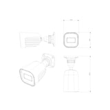 Provision-ISR I2-320IPSN-28-V4 cámara de vigilancia Bala (forma) Cámara de seguridad IP Interior y exterior 1920 x 1080 