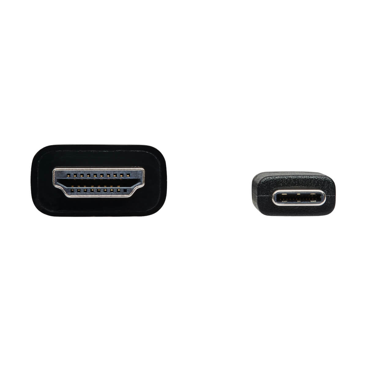 Tripp Lite U444-003-H4K6BE Cable Adaptador USB C a HDMI (M/M) – 4K @ 60 Hz, 4:4:4, Compatible con Thunderbolt 3, Negro, 